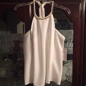 Cooper & Ella chain neck dress top